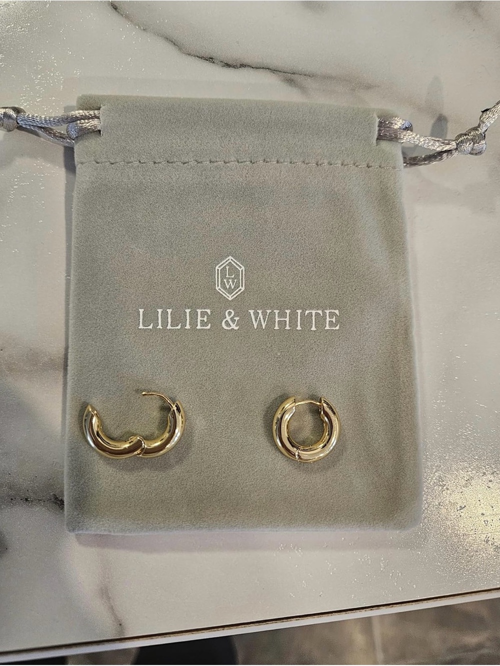 Classic Gold Crescent Hoop Earrings for Women